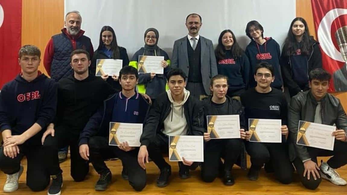 3. Geleneksel Ordu Sosyal Bilimler Lisesi Okul İçi Münazara Turnuvası Sonuçlandı